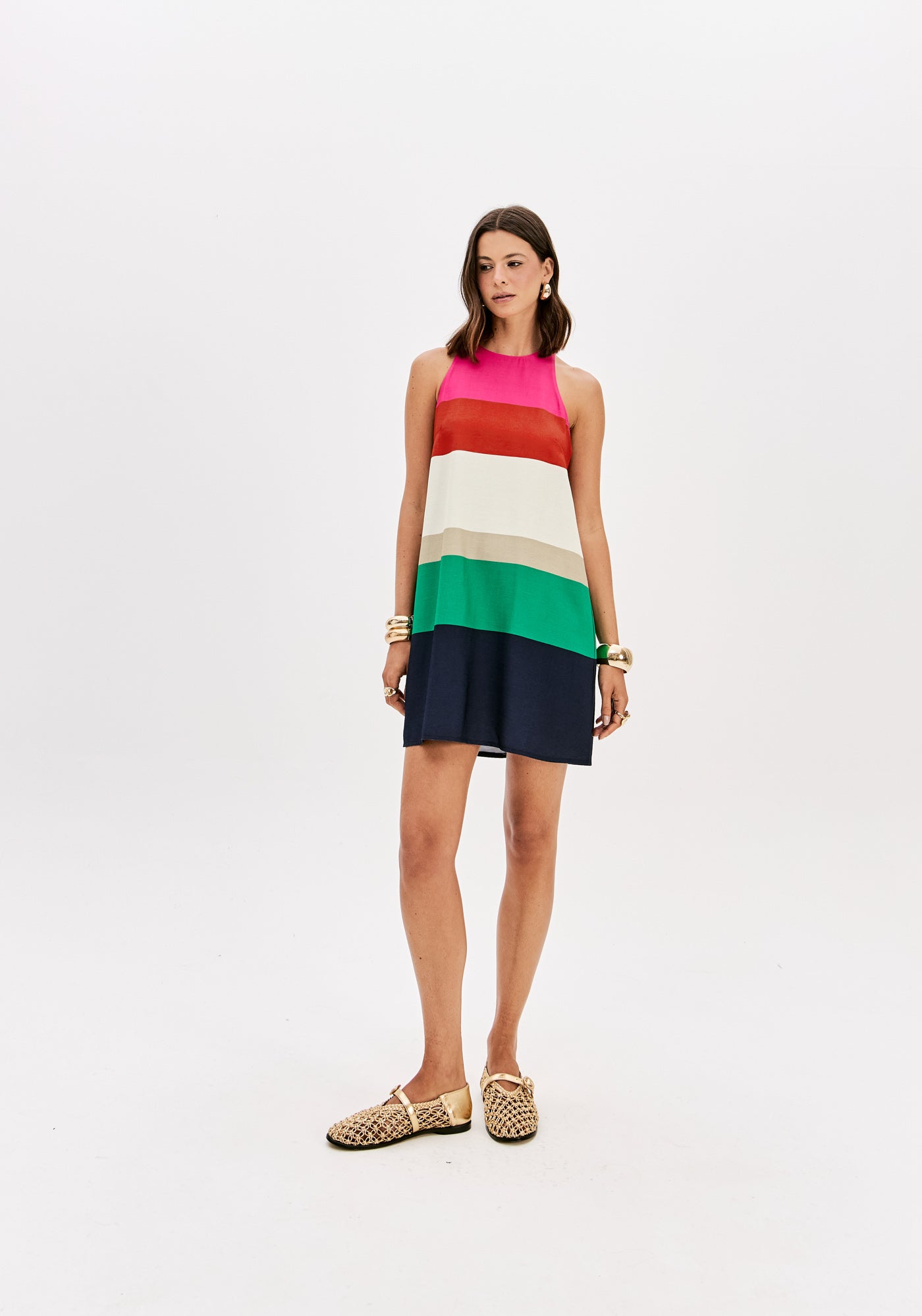 Vestido Curto Estampado
