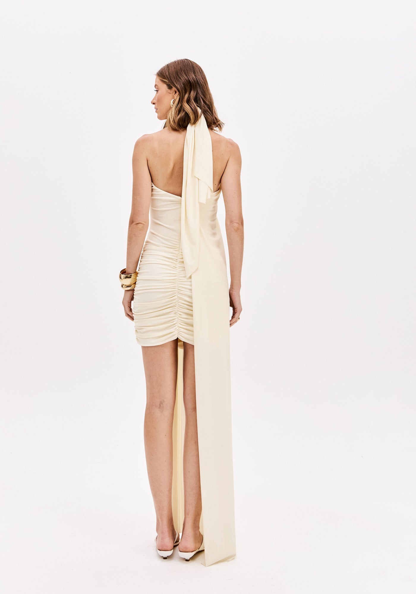 Vestido Curto Com Sobreposição