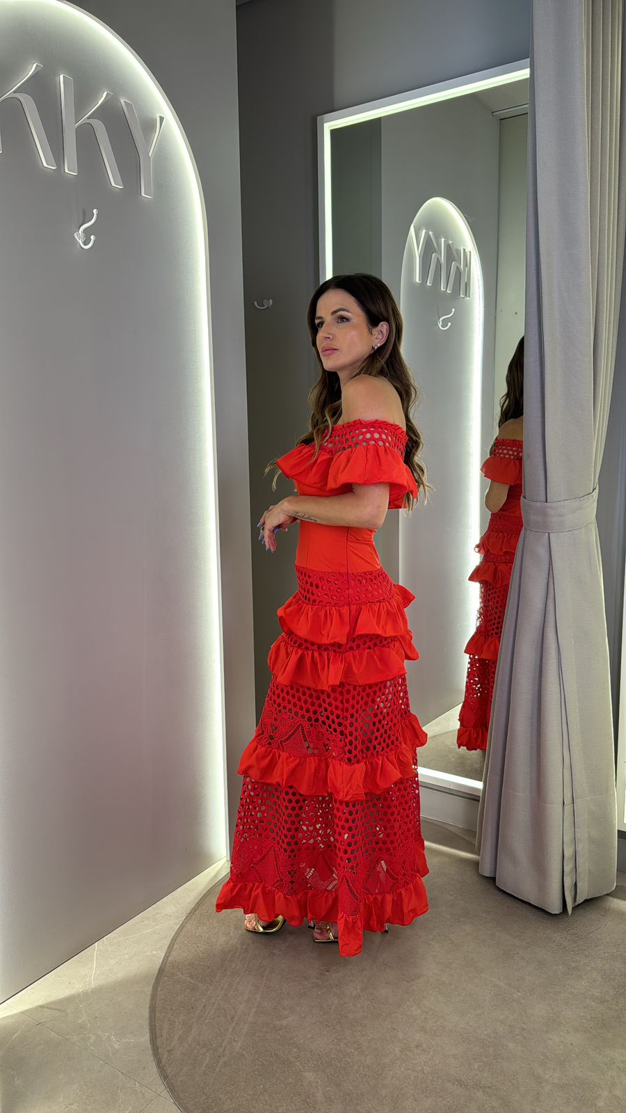 Vestido Glow - Vermelho