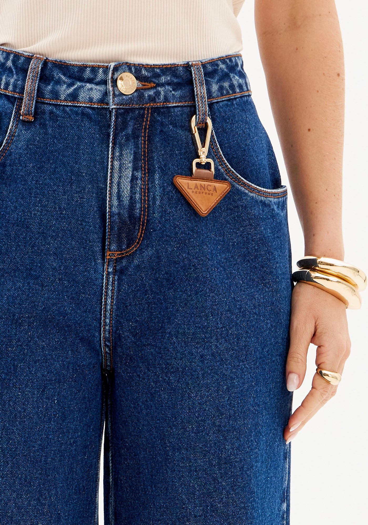 Calça Jeans Wide Leg