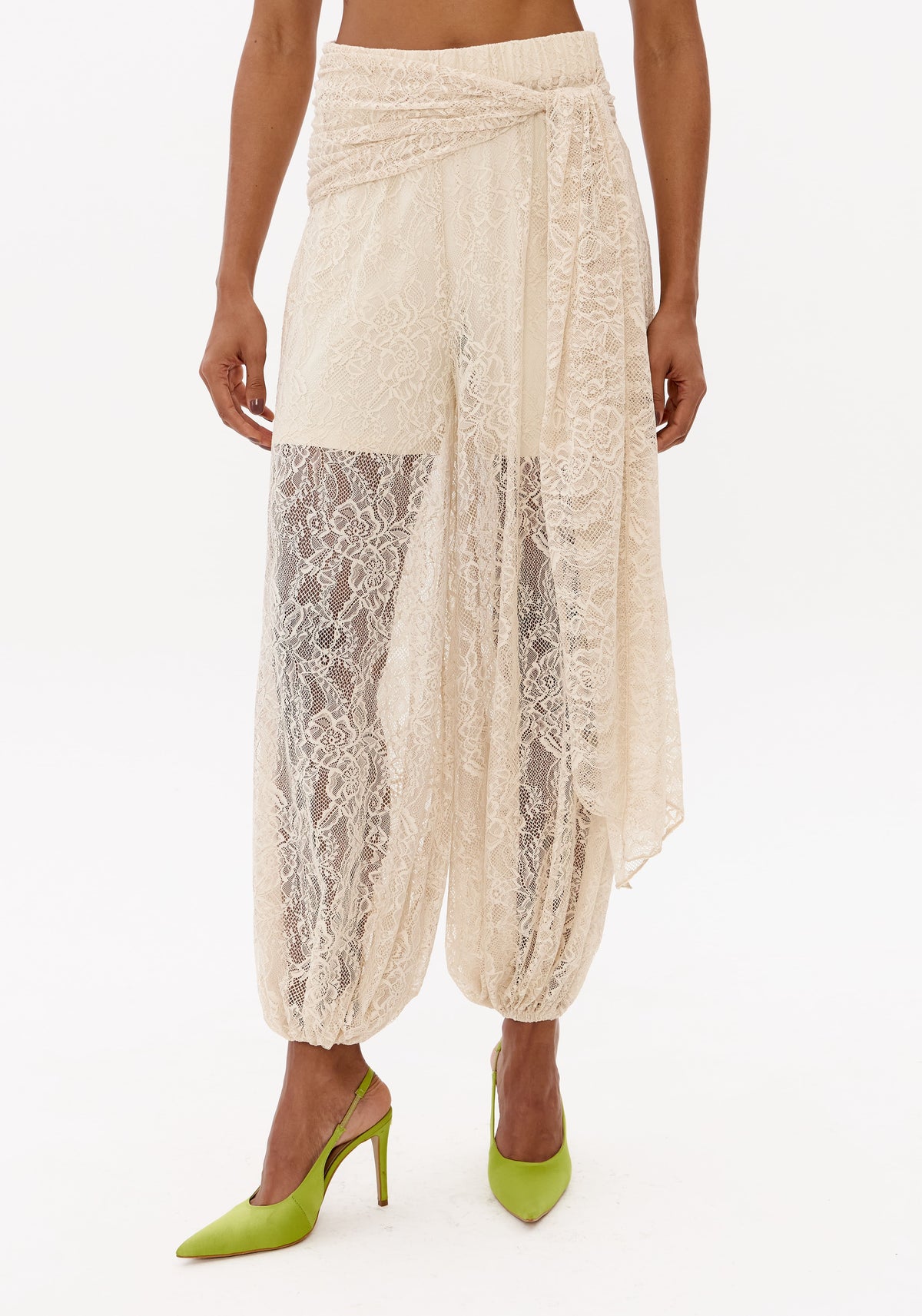 Calça Jogging Cintura Alta De Renda