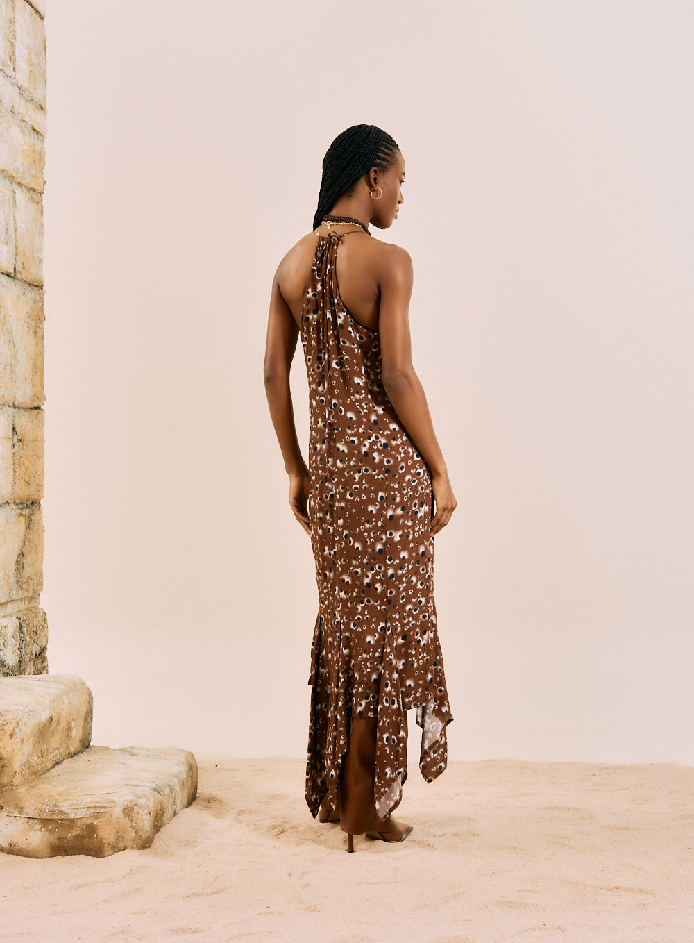 Vestido Estampado Soft Camouflage