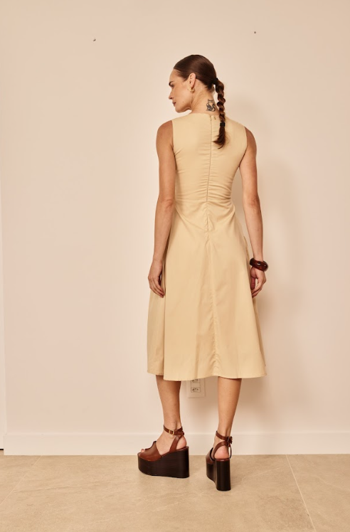 Vestido Elis Bege