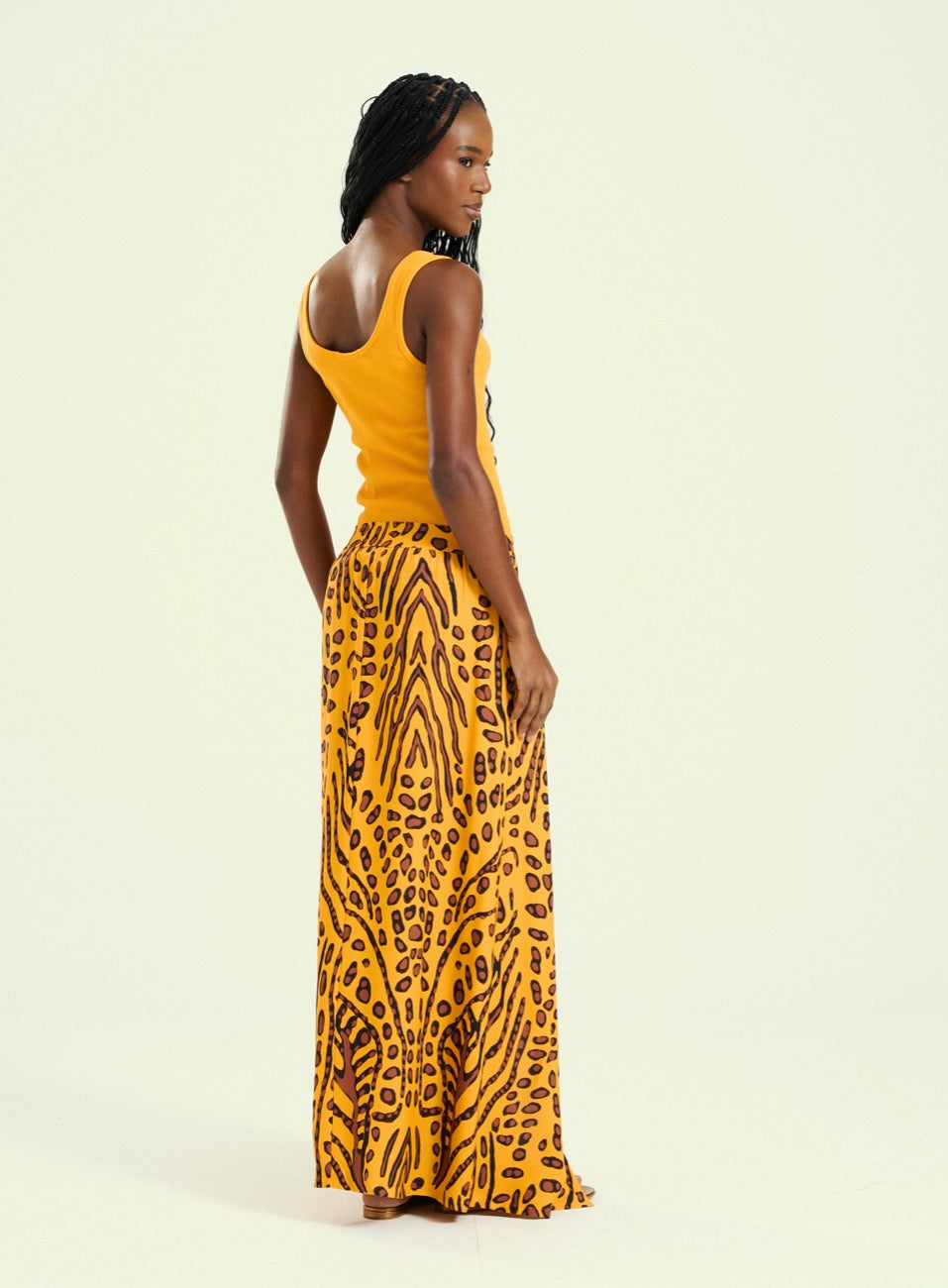 Saia Estampada Jungle Gold