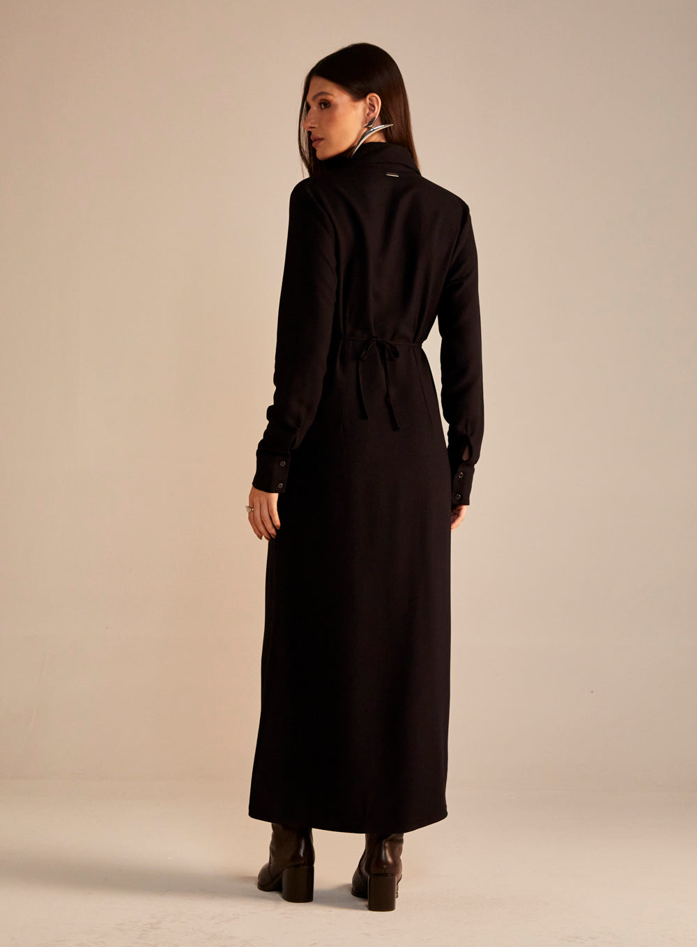 Vestido Chemisier Preto